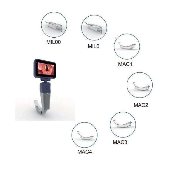 Portable video laryngoscope Portable video laryngoscope